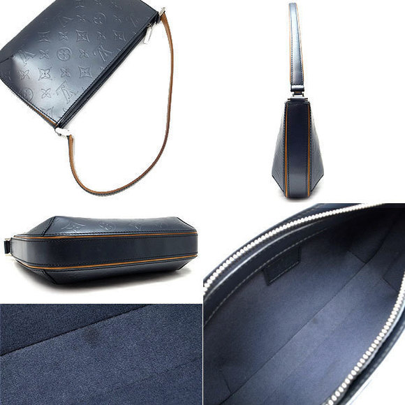 Louis Vuitton Handbag Fowler Monogram Matte Blue - Picture 1 of 4